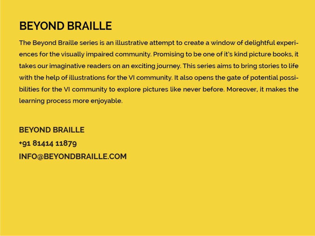 A brief introduction of beyond braille brand and their contact information